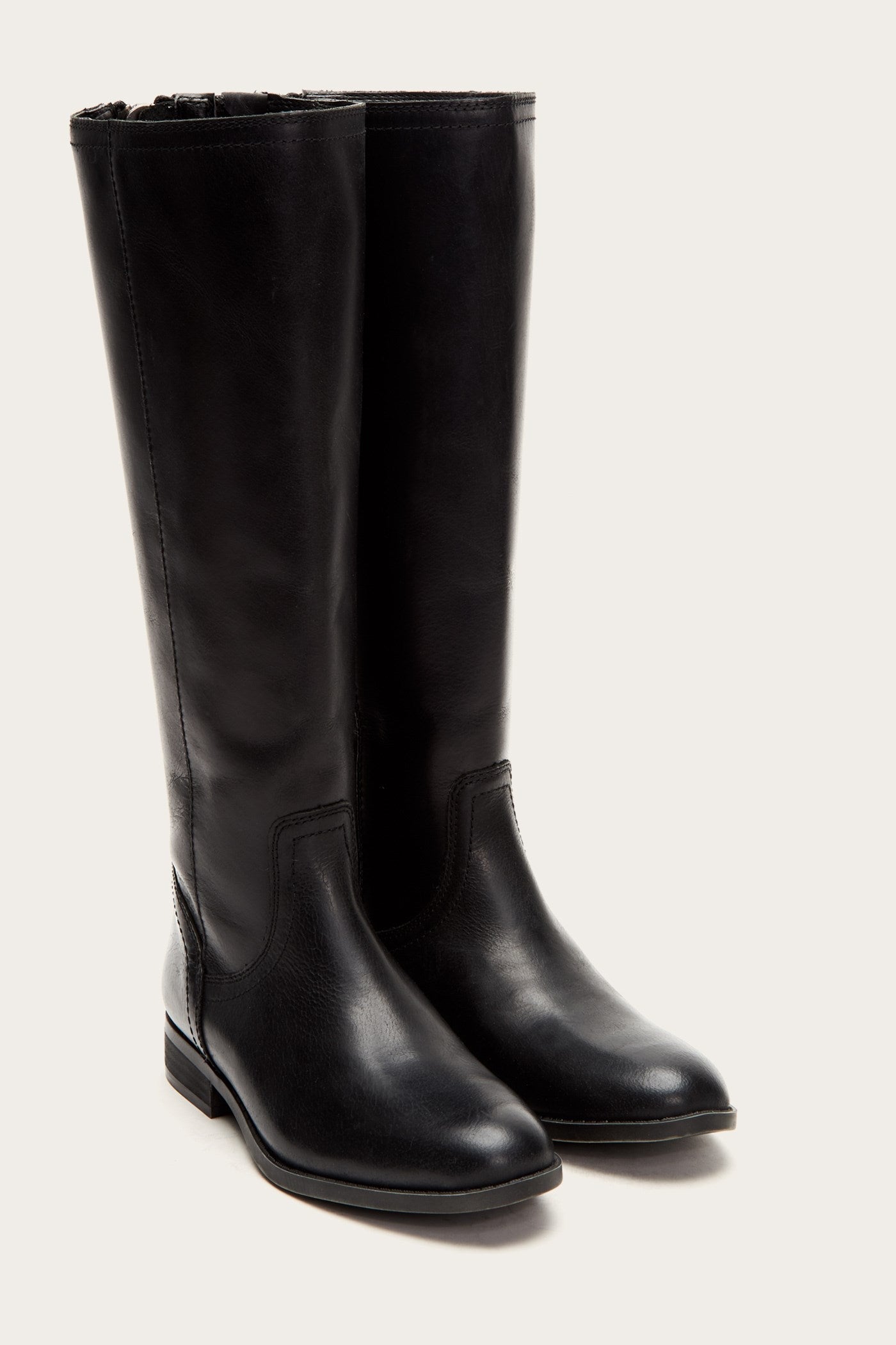 Frye boots with on sale zipper in back