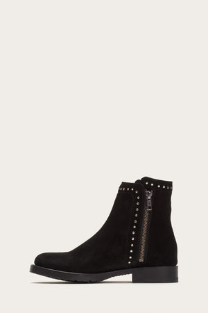 frye natalie double zip bootie