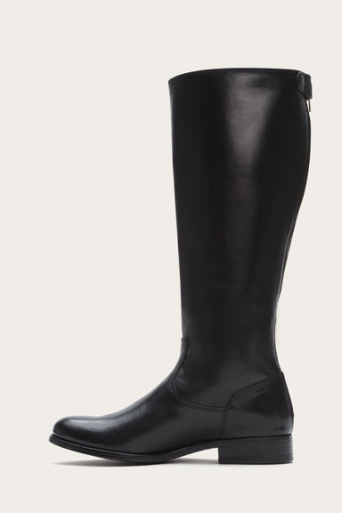 Melissa Button Back Zip Wide Calf Pre Loved