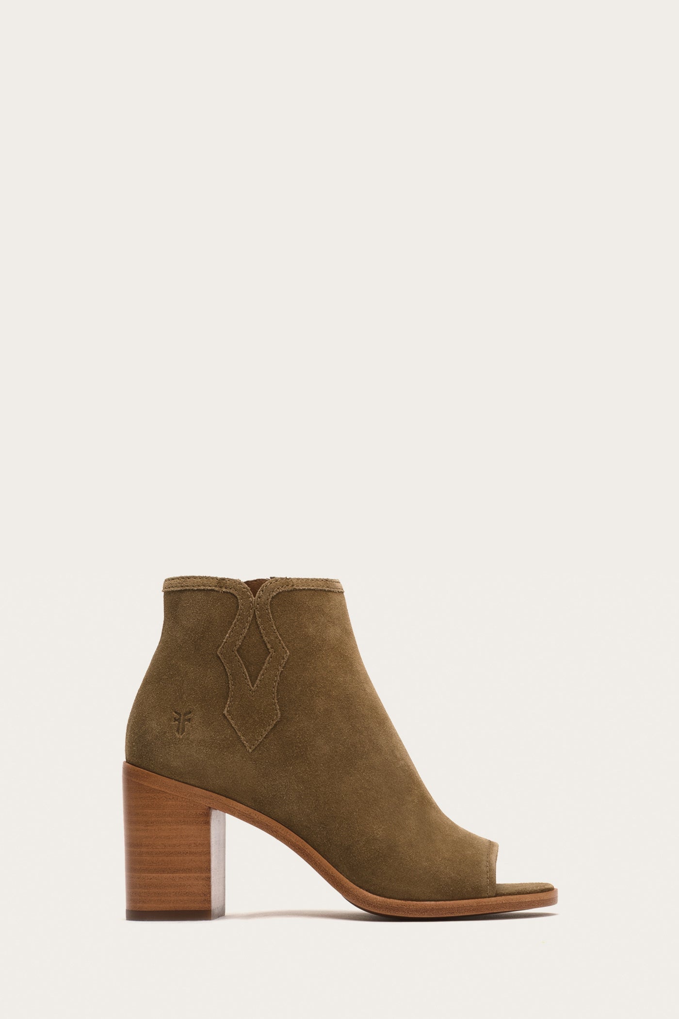 Frye peep toe best sale bootie