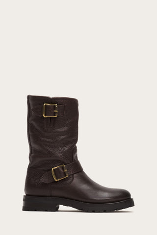 Frye natalie mid engineer lug shearling 2025