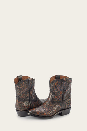 Billy Short Tooled - Black - Pair