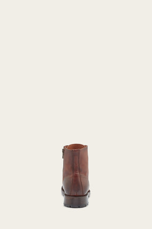 Frye bowery lace up cognac new arrivals