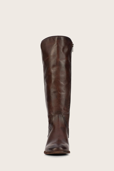 Carson Piping Tall - Dark Brown - Front