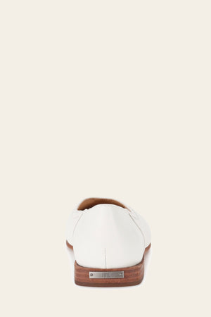 Claire Flat - White - Back