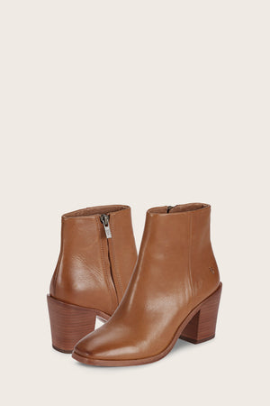 Georgia Bootie - Cognac - Pair