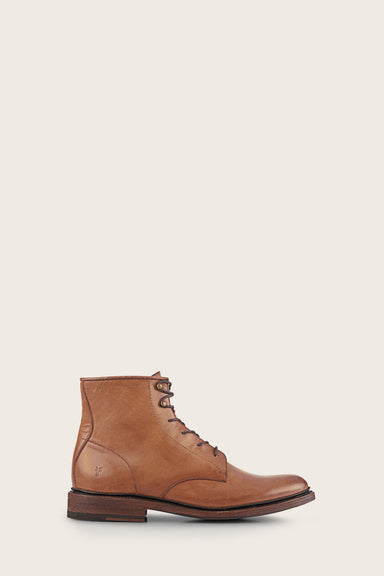 James Lace Up - Tan - Outside