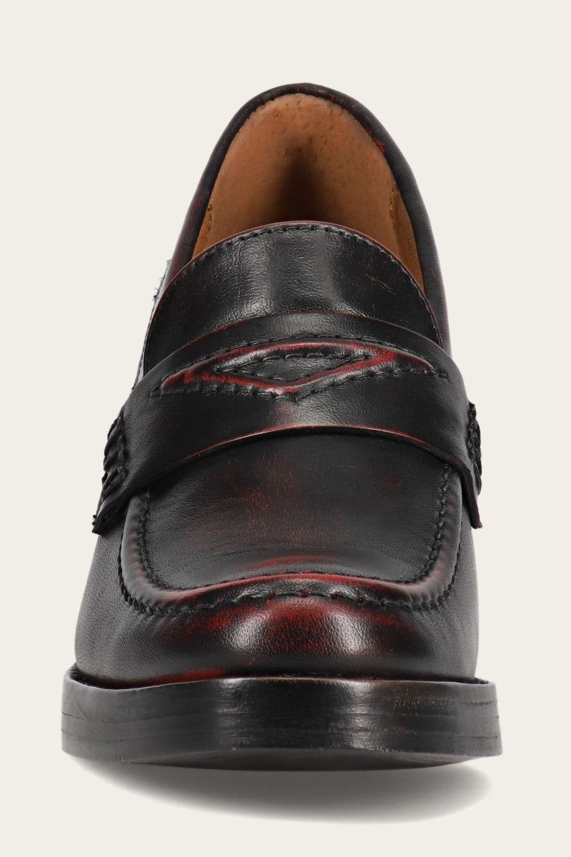 Jean Loafer - Black Cherry - Front
