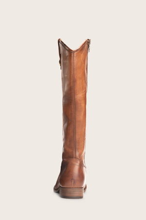 Frye cognac melissa button boot top