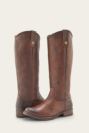 Melissa Double Sole Button Lug Tall - Slate - Pair
