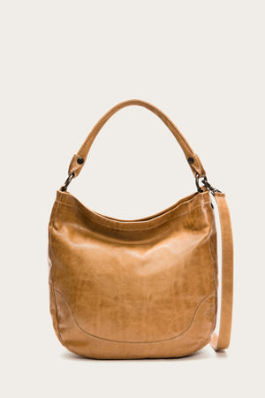 Melissa leather outlet hobo frye