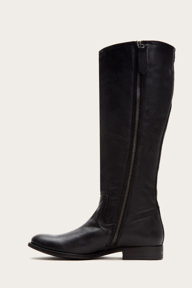 Melissa Inside Zip Tall - Black - Inside