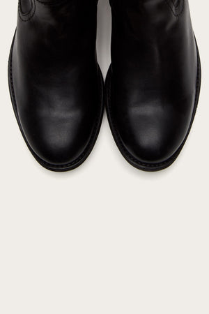 Melissa Inside Zip Tall - Black - Top Down