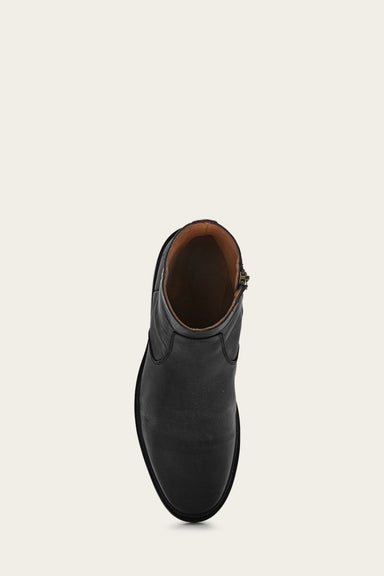 Paul Inside Zip - Black - Top Down