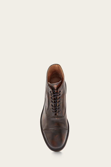 Paul Lace Up - Black - Top Down