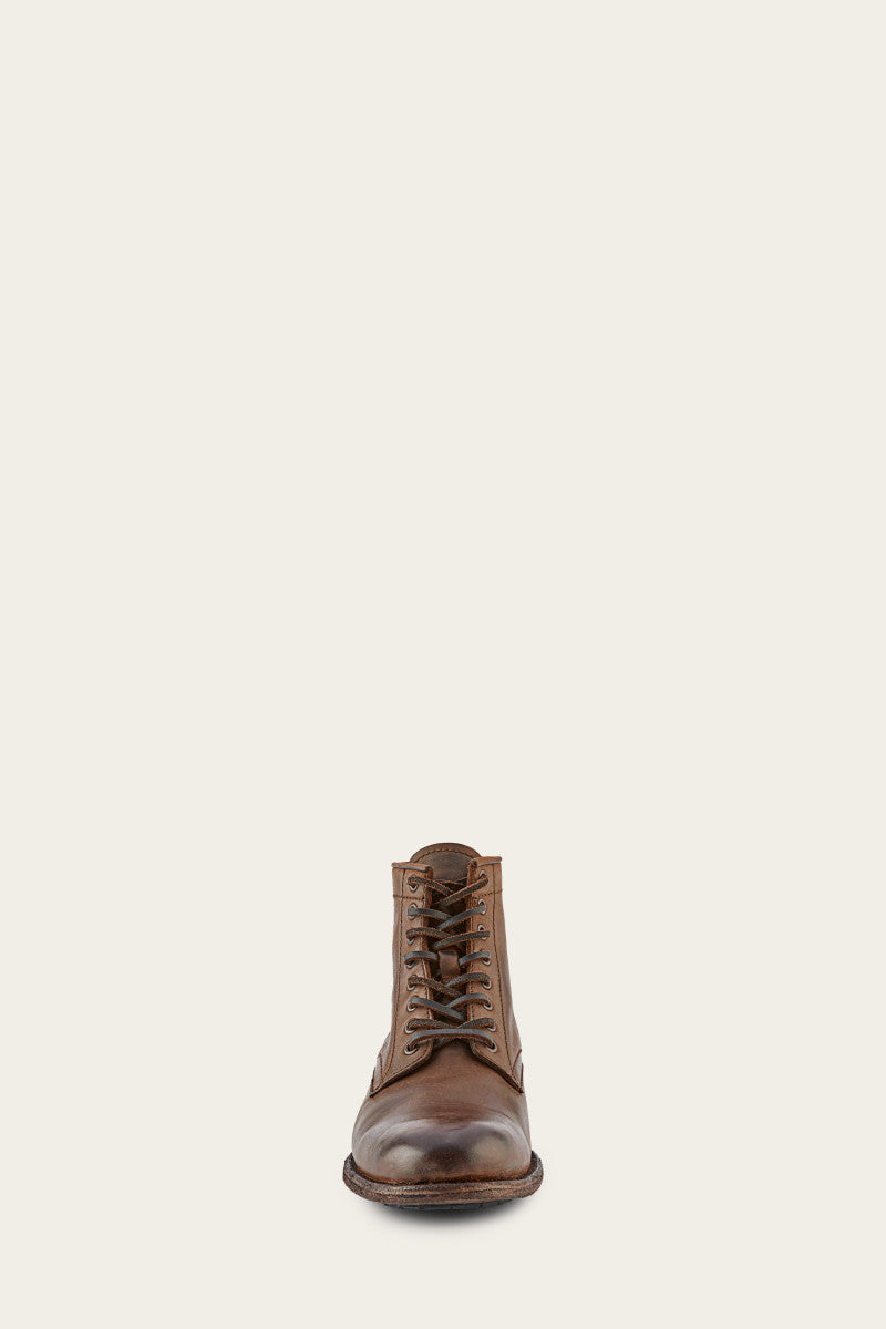 Tyler Lace Up - Tan - Front